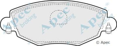 APEC BRAKING pad1174 -  Комплект тормозных колодок, дисковый тормоз